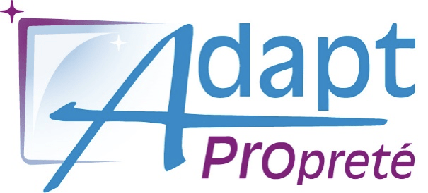 Ancien logo d'Adapt Propreté, avant le renouvellement de l'identité visuelle