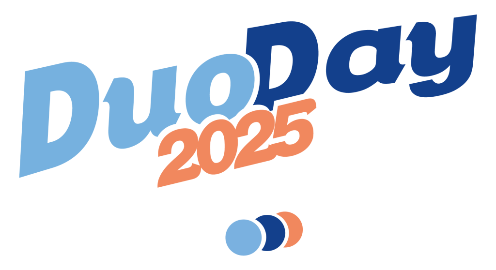 Logo officiel du DuoDay, initiative nationale pour l’inclusion des personnes en situation de handicap